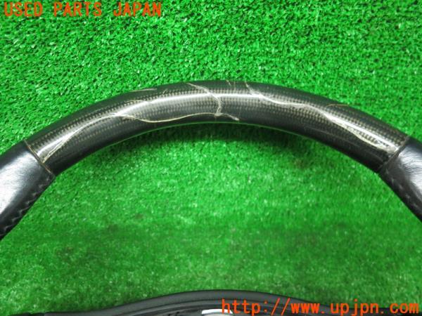 3UPJ=41150617]ポルシェ ボクスター986 純正 ATカーボンステアリング 996 ハンドル 割れ有 中古_m3