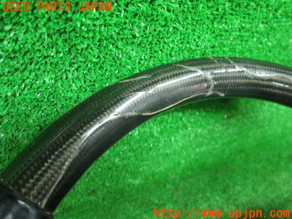 3UPJ=41150617]ポルシェ ボクスター986 純正 ATカーボンステアリング 996 ハンドル 割れ有 中古_m4