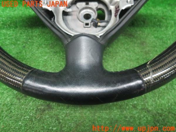 3UPJ=41150617]ポルシェ ボクスター986 純正 ATカーボンステアリング 996 ハンドル 割れ有 中古_m9