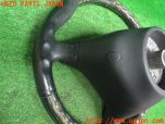 3UPJ=41150617]ポルシェ ボクスター986 純正 ATカーボンステアリング 996 ハンドル 割れ有 中古_s25