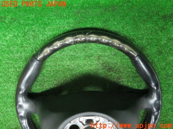 3UPJ=41150617]ポルシェ ボクスター986 純正 ATカーボンステアリング 996 ハンドル 割れ有 中古_m26