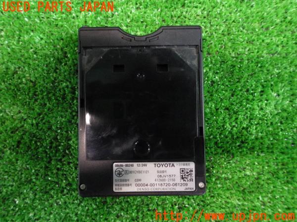 3UPJ=46030503]ランクル プラド(KZJ95W 95系)前期 純正 ETC車載器 08686-00240 アンテナ分離型 音声案内 中古_m3