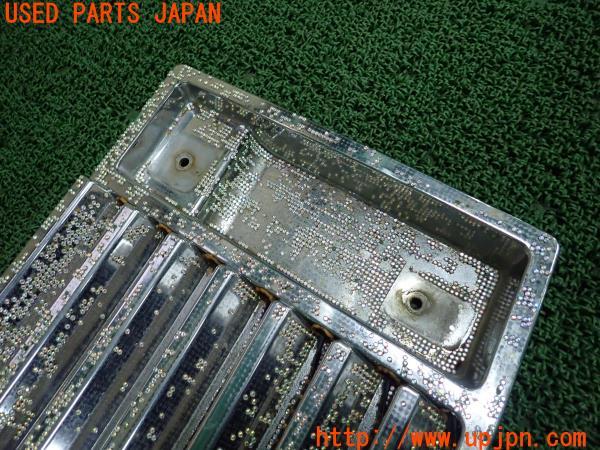 3UPJ=46710052]ハマーH2 2006y WELLSTAR ボンネットフード クローム 通気口カバー HV-HM02 スワロフスキー LED加工品 中古_m3
