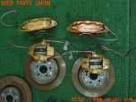 3UPJ=49010302]スバル レガシィ B4 S401 STiバージョン(BES BE系)純正 キャリパーローターセット リアナックル・Projectμパッド付き 中古_s6