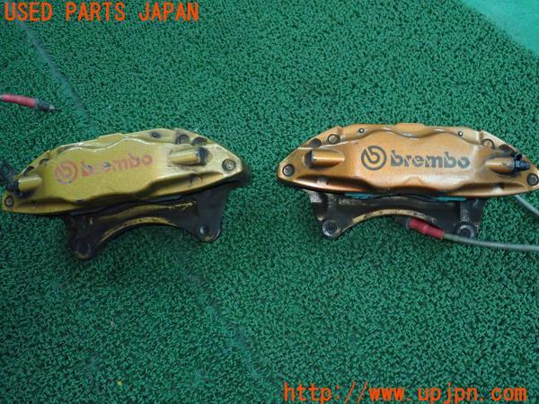 3UPJ=49010302]スバル レガシィ B4 S401 STiバージョン(BES BE系)純正 キャリパーローターセット リアナックル・Projectμパッド付き 中古_m7