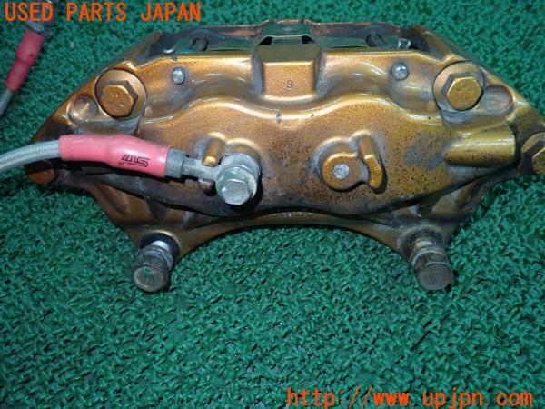3UPJ=49010302]スバル レガシィ B4 S401 STiバージョン(BES BE系)純正 キャリパーローターセット リアナックル・Projectμパッド付き 中古_m9