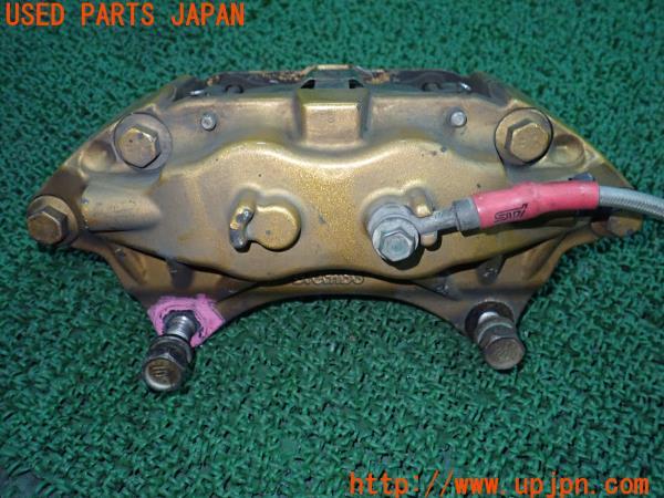 3UPJ=49010302]スバル レガシィ B4 S401 STiバージョン(BES BE系)純正 キャリパーローターセット リアナックル・Projectμパッド付き 中古_m17