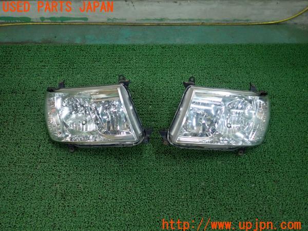 ランクル100系(HDJ101K)純正 後期仕様 ヘッドライト ランプ 左右 中古