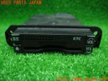 3UPJ=50660503]レクサス LS460(USF40 40系)前期 純正ビルトイン ETC車載器 86980-50030 アンテナ分離型 音声案内 中古_s4