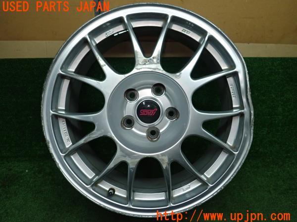 スバル インプレッサ WRX STi S204(GDB F型 鷹目)純正 BBS 18インチ ホイール 18X8.5JJ +53 5H 114.3  1本 ジャンク の商品画像｜自動車純正中古パーツ専門店ユーズドパーツジャパン