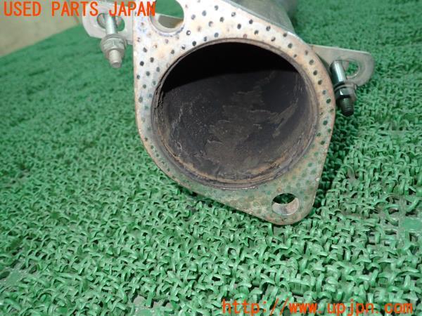 3UPJ=52130148]ランサーエボリューションⅦ(CT9A 4G63)社外 フロントパイプ ステンレス エキパイ 中古_m5