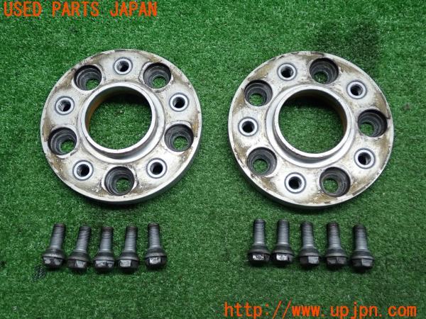 3UPJ=52400971]BMW 335i クーペ(WB35 E92)前期 H&R ワイドトレッドスペーサー 20mm厚 5H 120 ハブ径 約73mm 2枚 中古_m0