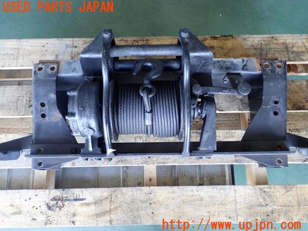 ランクル60系(HJ61V(改))後期 純正 ウインチ 機械式 ワイヤー 牽引