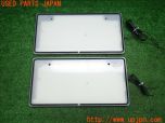 3UPJ=54300012]井上工業 LED 字光式ナンバープレート 照明器具 2128-12V パーフェクトeco 全面発光 2枚セット 中古_s0