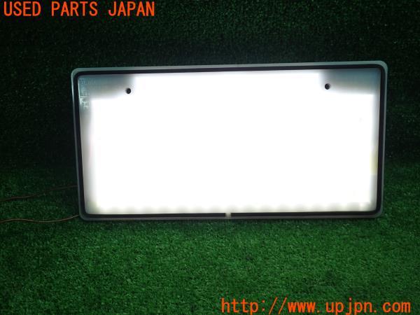 3UPJ=54300012]井上工業 LED 字光式ナンバープレート 照明器具 2128-12V パーフェクトeco 全面発光 2枚セット 中古_m8