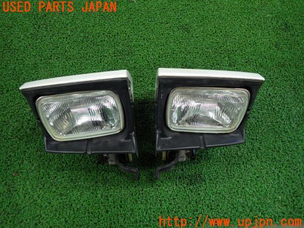 3UPJ=54800561]TOYOTA MR2 G-Limited(AW11 10系 初代)後期 純正 リトラクダブル ヘッドライト ランプ 左右 当時物 中古_m0