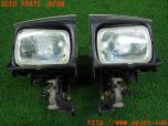 3UPJ=54800561]TOYOTA MR2 G-Limited(AW11 10系 初代)後期 純正 リトラクダブル ヘッドライト ランプ 左右 当時物 中古_s12