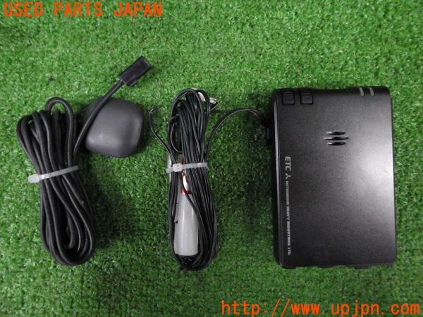 3UPJ=55360503]MITSUBISHI 三菱重工 ETC車載器 MOBE-400 アンテナ分離型 音声案内 中古_m0