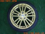 3UPJ=56710905]スイフトスポーツ(ZC32S)純正 17インチホイール 6.5J +50 PCD114.3 5穴 タイヤセット 2本 中古_s0