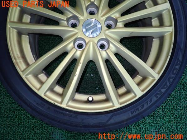 3UPJ=56710905]スイフトスポーツ(ZC32S)純正 17インチホイール 6.5J +50 PCD114.3 5穴 タイヤセット 2本 中古_m2