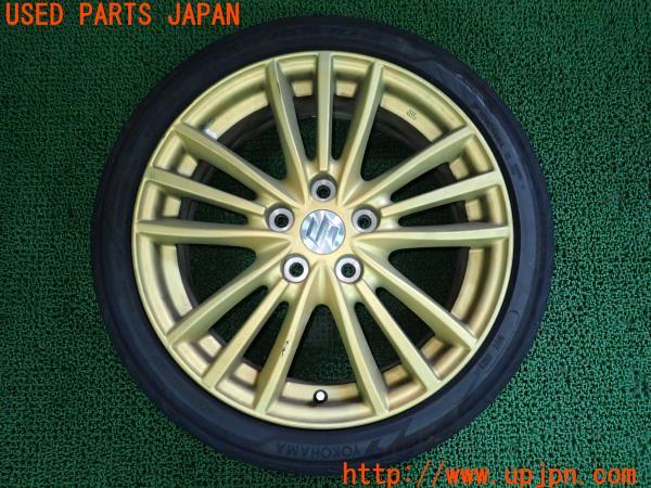 3UPJ=56710905]スイフトスポーツ(ZC32S)純正 17インチホイール 6.5J +50 PCD114.3 5穴 タイヤセット 2本 中古_m0