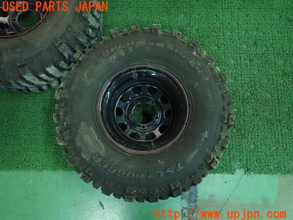三菱ジープ(J58(改))J50系 社外 15インチホイール 深リム 33