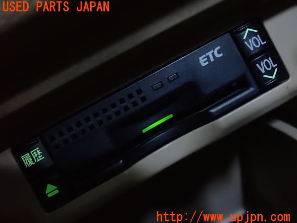 3UPJ=57110503]アルファード20系(GGH25W)前期 純正ビルトイン ETC車載器 86980-50040 音声案内 アンテナ分離型 中古_m6