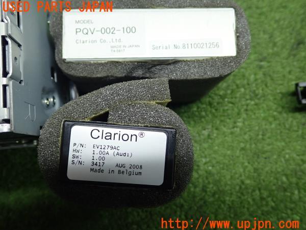アウディTT クーペ(8J)2009y 純正 Clarion クラリオン HDDナビ